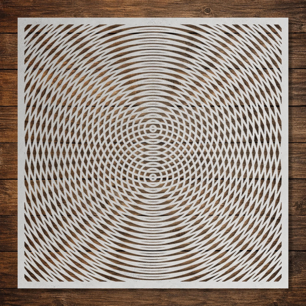 Moiré Pattern Mylar reusable Mylar stencil