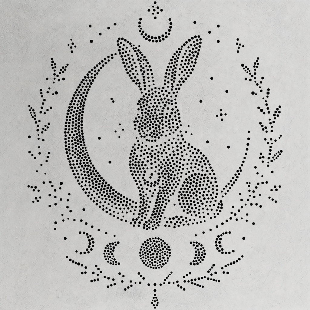 Mystical Hare reusable Mylar stencil