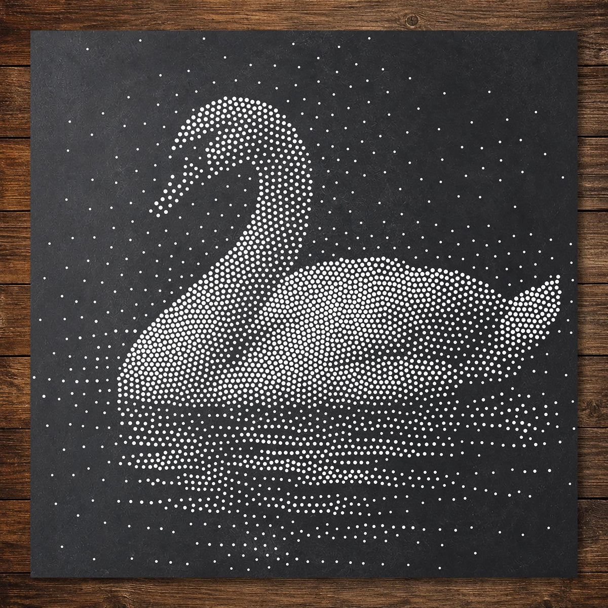 Swan reusable Mylar stencil