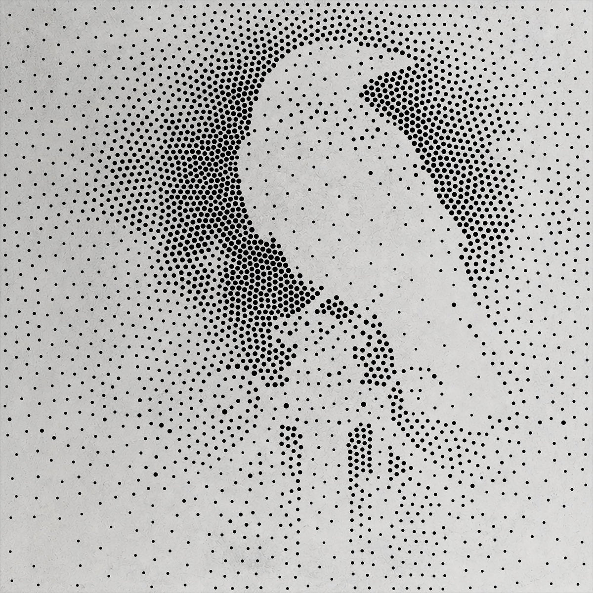 Raven on Church Gate reusable Mylar stencil