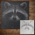 Raccoon reusable Mylar stencil