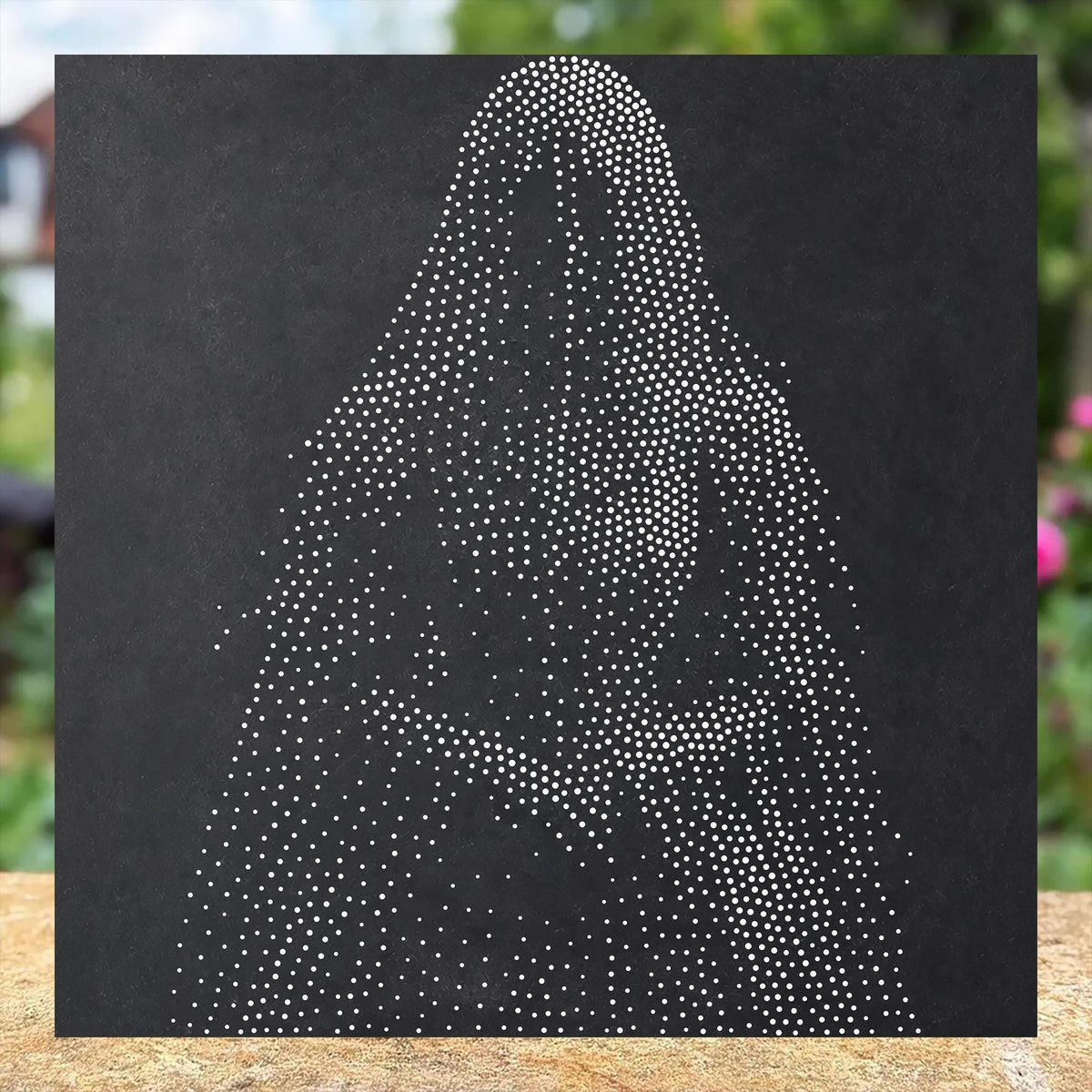 Victorian Ghost Stipple Art Halloween reusable Mylar stencil