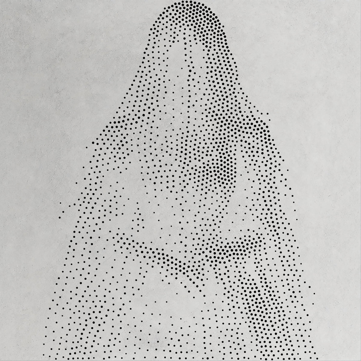 Victorian Ghost Stipple Art Halloween reusable Mylar stencil