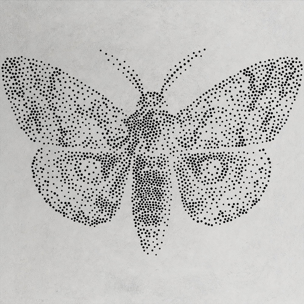 Emperor Moth reusable Mylar stencil
