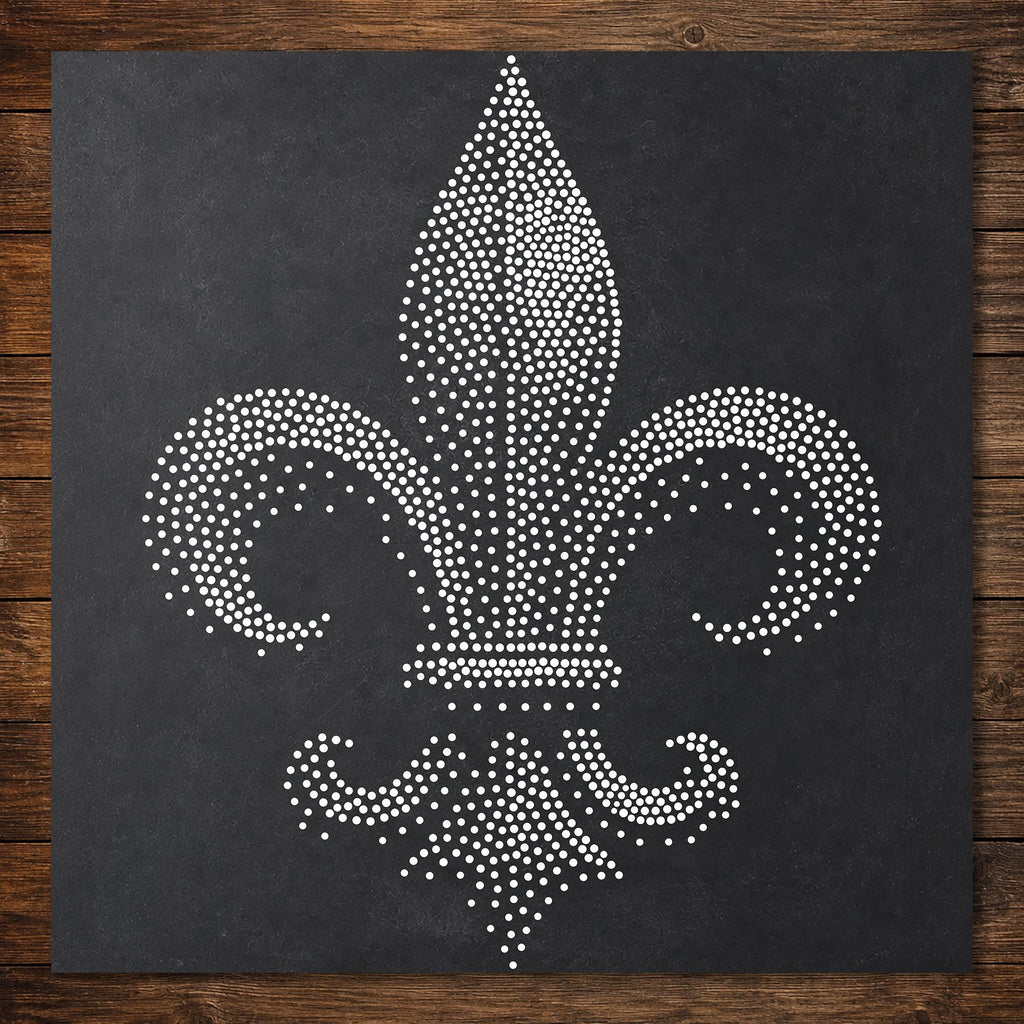 Fleur de Lis reusable Mylar stencil
