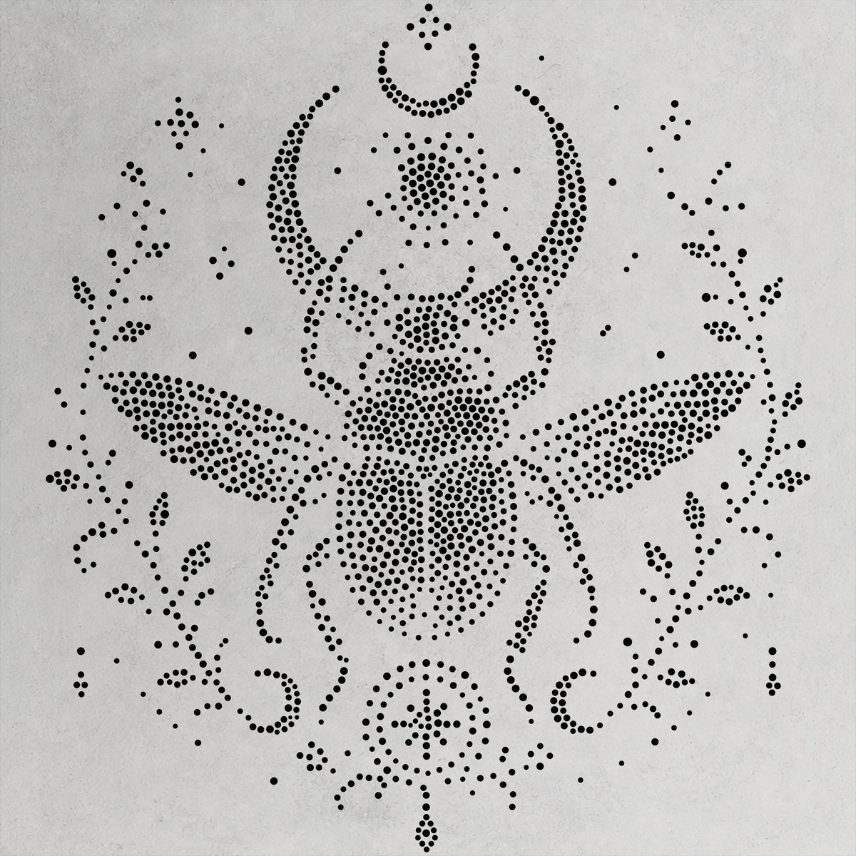 Scarab Beetle reusable Mylar stencil
