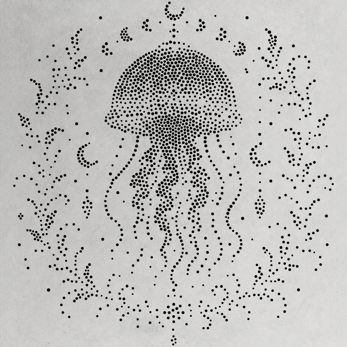 Cosmic Jellyfish reusable Mylar stencil
