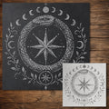 Celestial Ouroboros reusable Mylar stencil