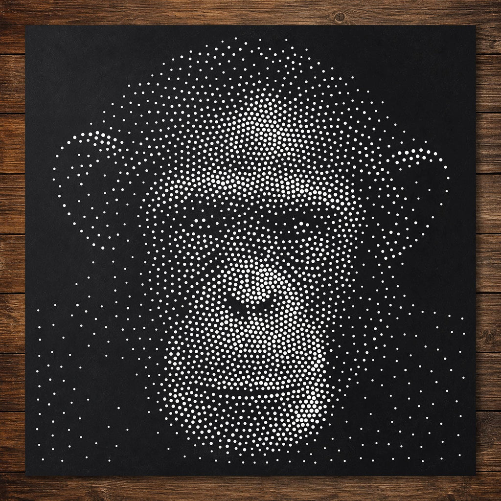 Chimpanzee reusable Mylar stencil