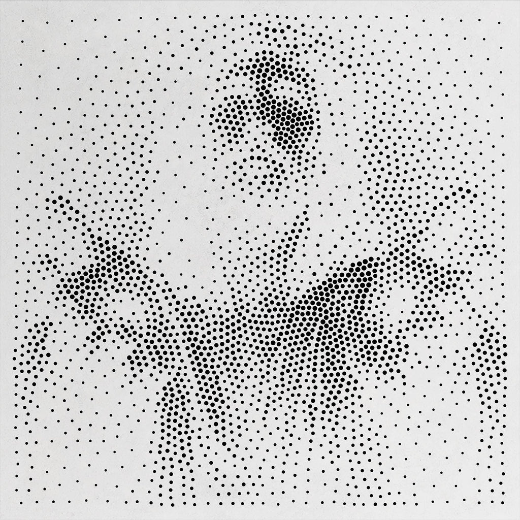 Jesus Christ with Hands in Sorrow reusable Mylar stencil