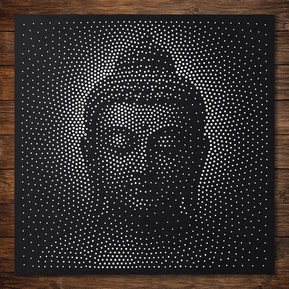 Buddha Face reusable Mylar stencil