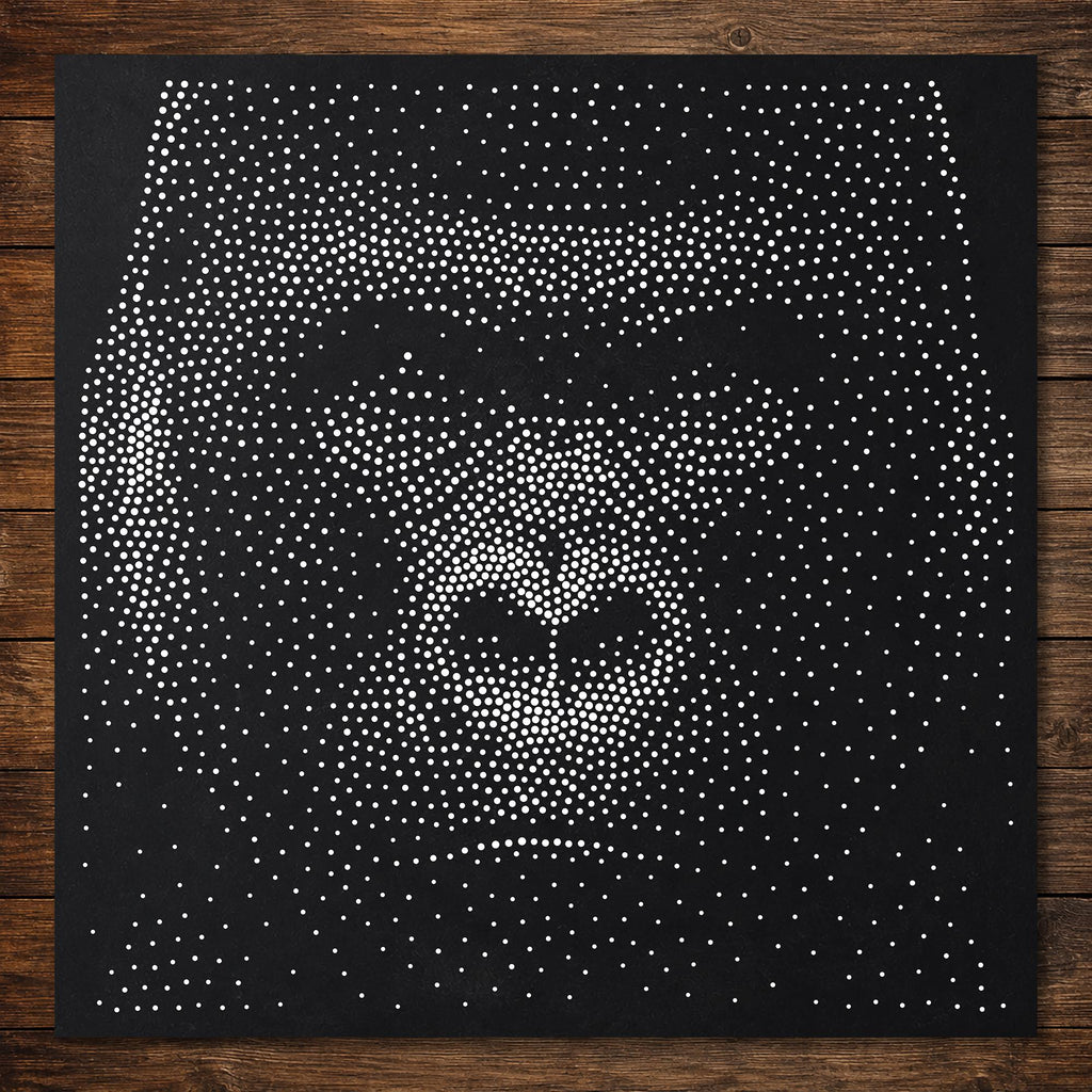 Gorilla Face reusable Mylar stencil