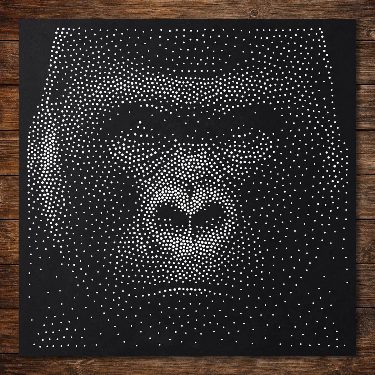 Gorilla Face reusable Mylar stencil