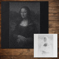 Mona Lisa reusable Mylar stencil