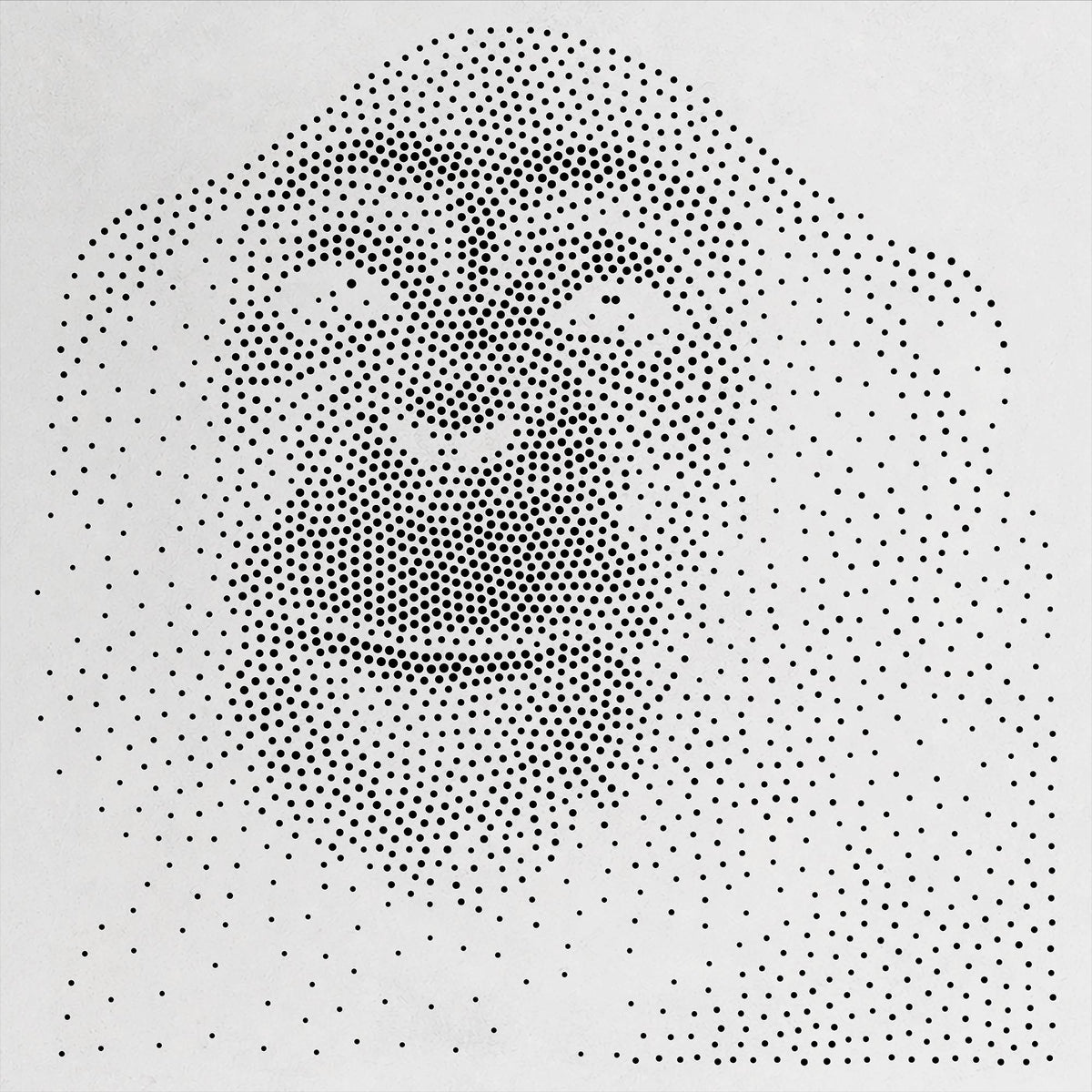 Chimpanzee reusable Mylar stencil