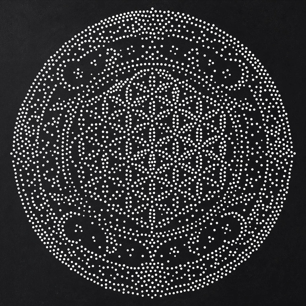 Sacred Geometry Flower Medallion reusable Mylar stencil