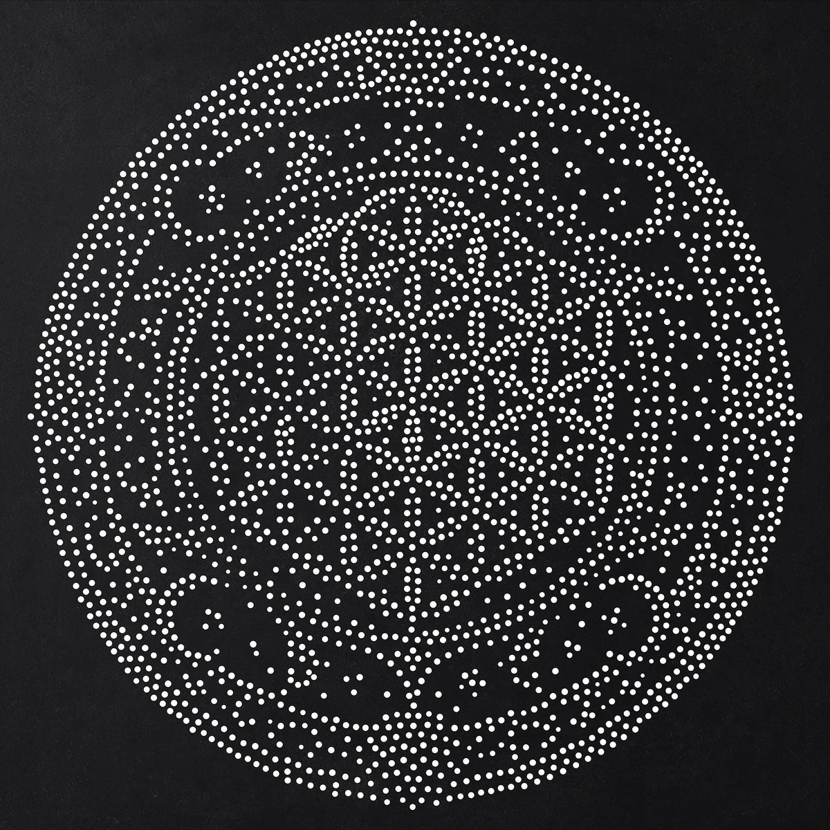 Sacred Geometry Flower Medallion reusable Mylar stencil