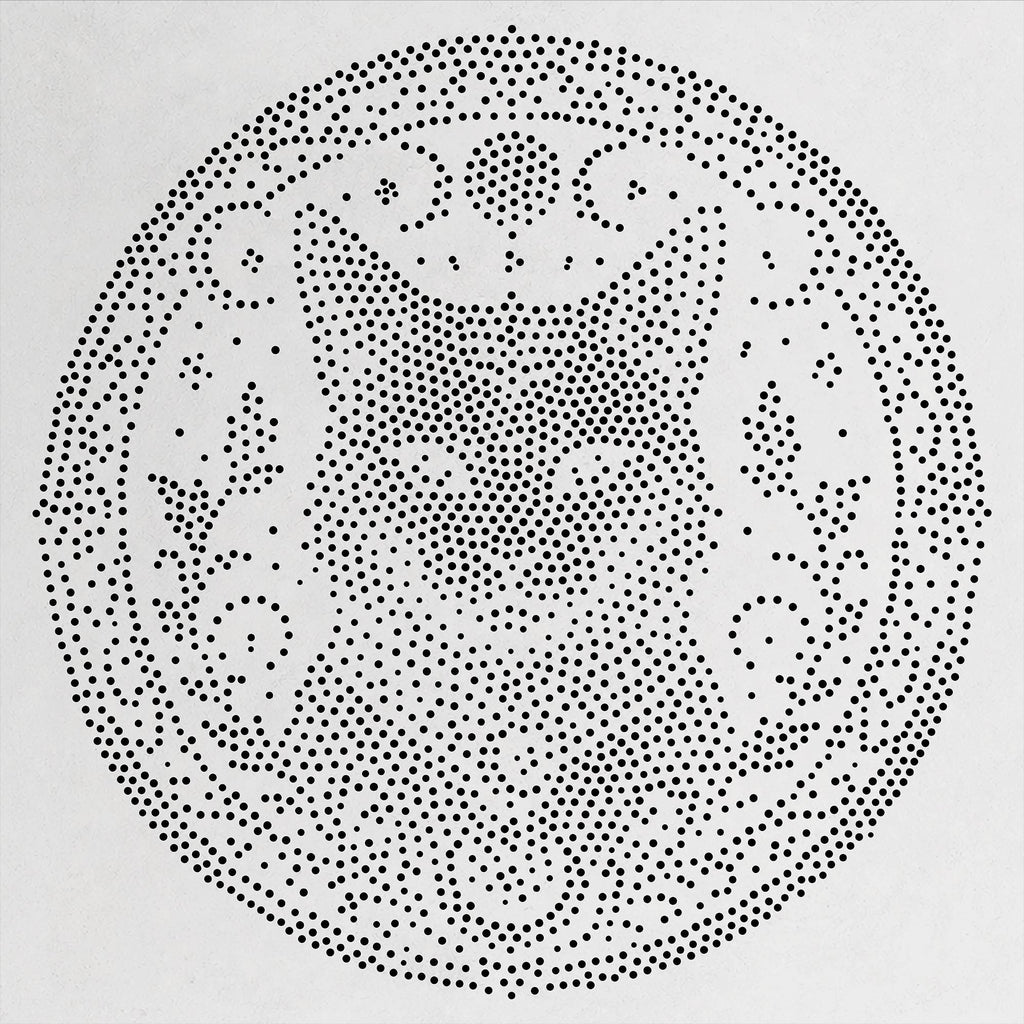 Celestial Cat Medallion reusable Mylar stencil