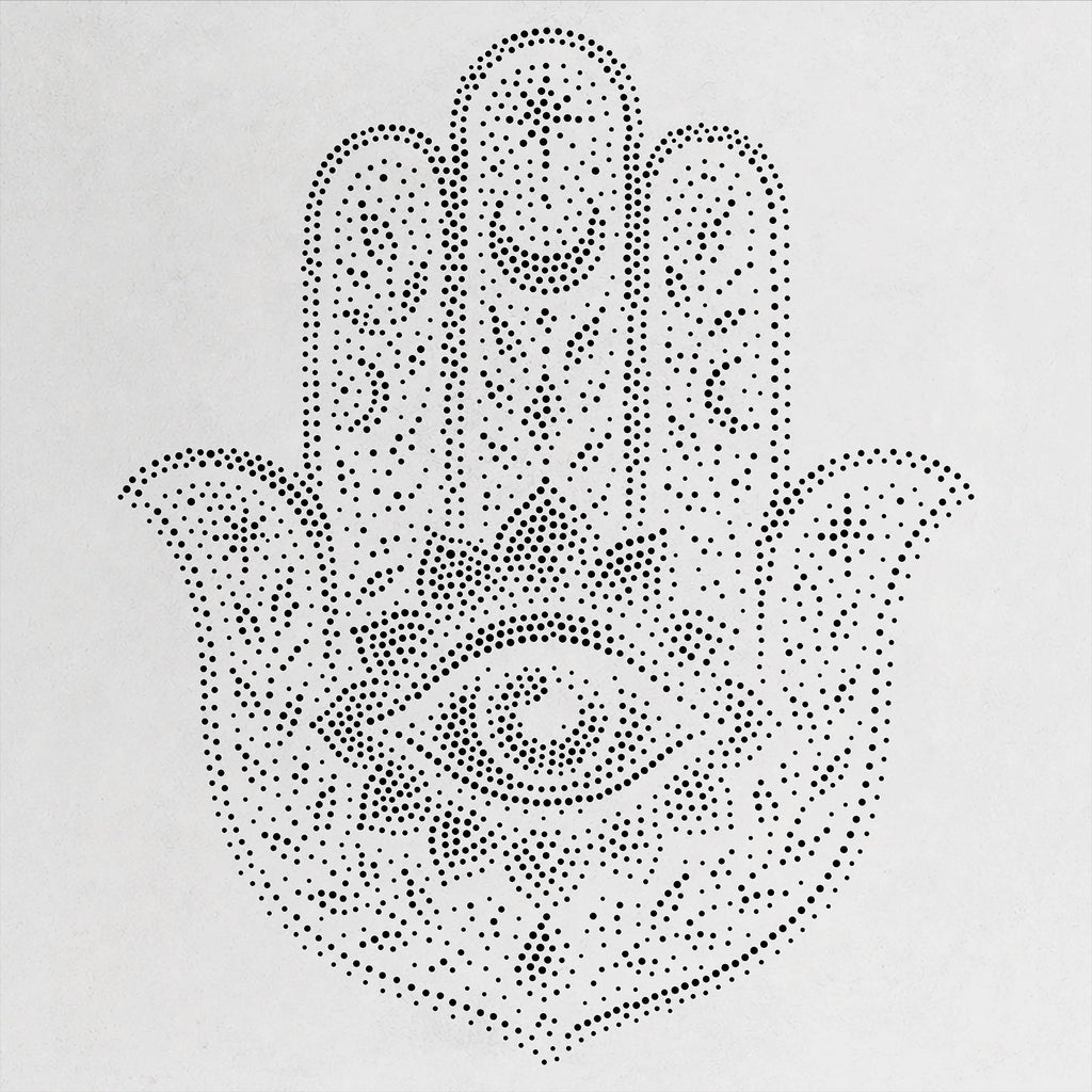 Hamsa Hand reusable Mylar stencil