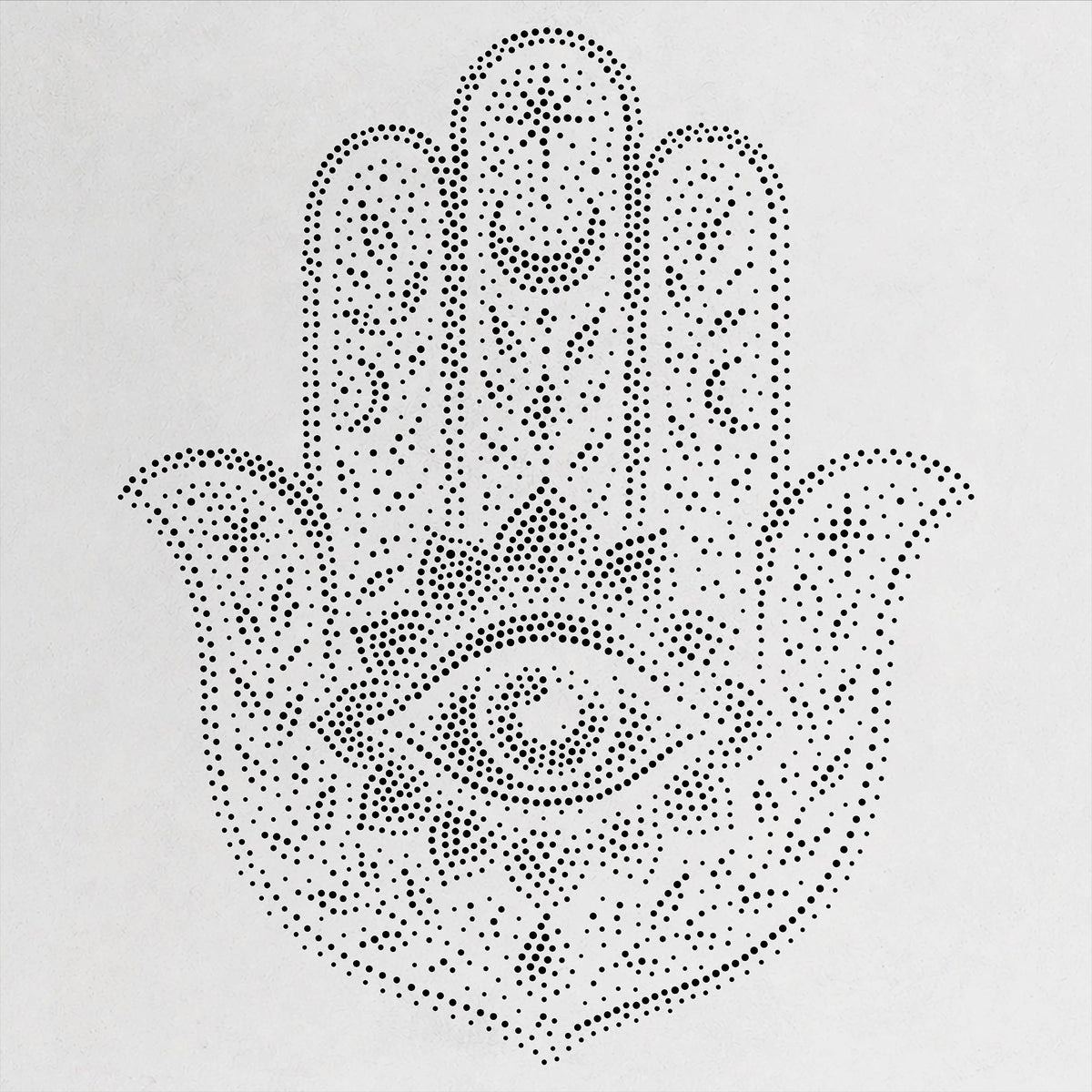 Hamsa Hand reusable Mylar stencil