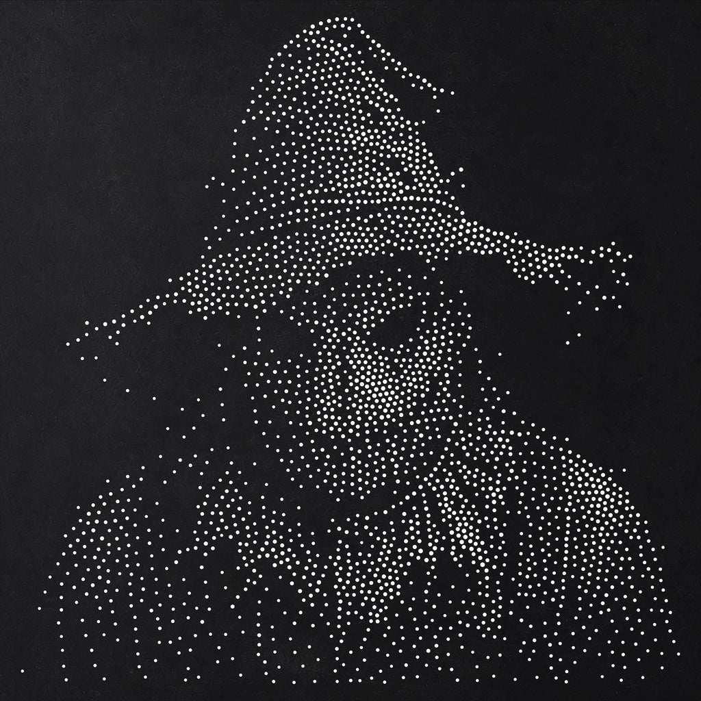 Scarecrow Stipple Art Halloween reusable Mylar stencil