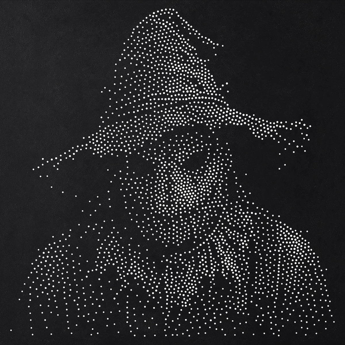 Scarecrow Stipple Art Halloween reusable Mylar stencil