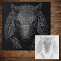 Armadillo reusable Mylar stencil