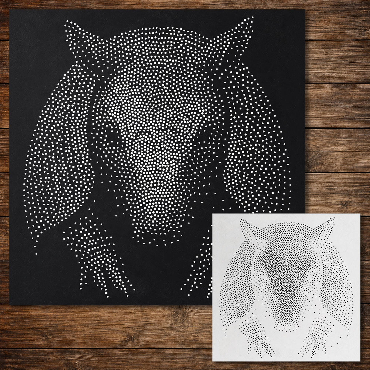 Armadillo reusable Mylar stencil