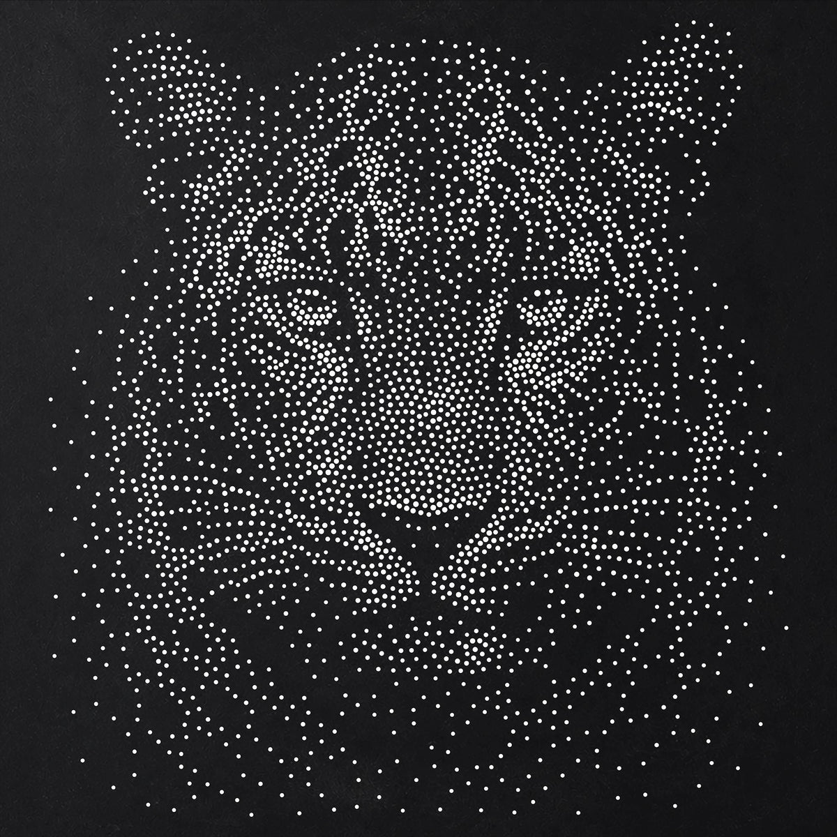 Leopard reusable Mylar stencil