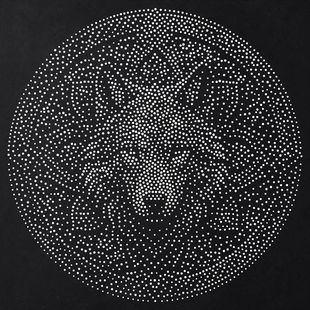 Wolf Mandala reusable Mylar stencil