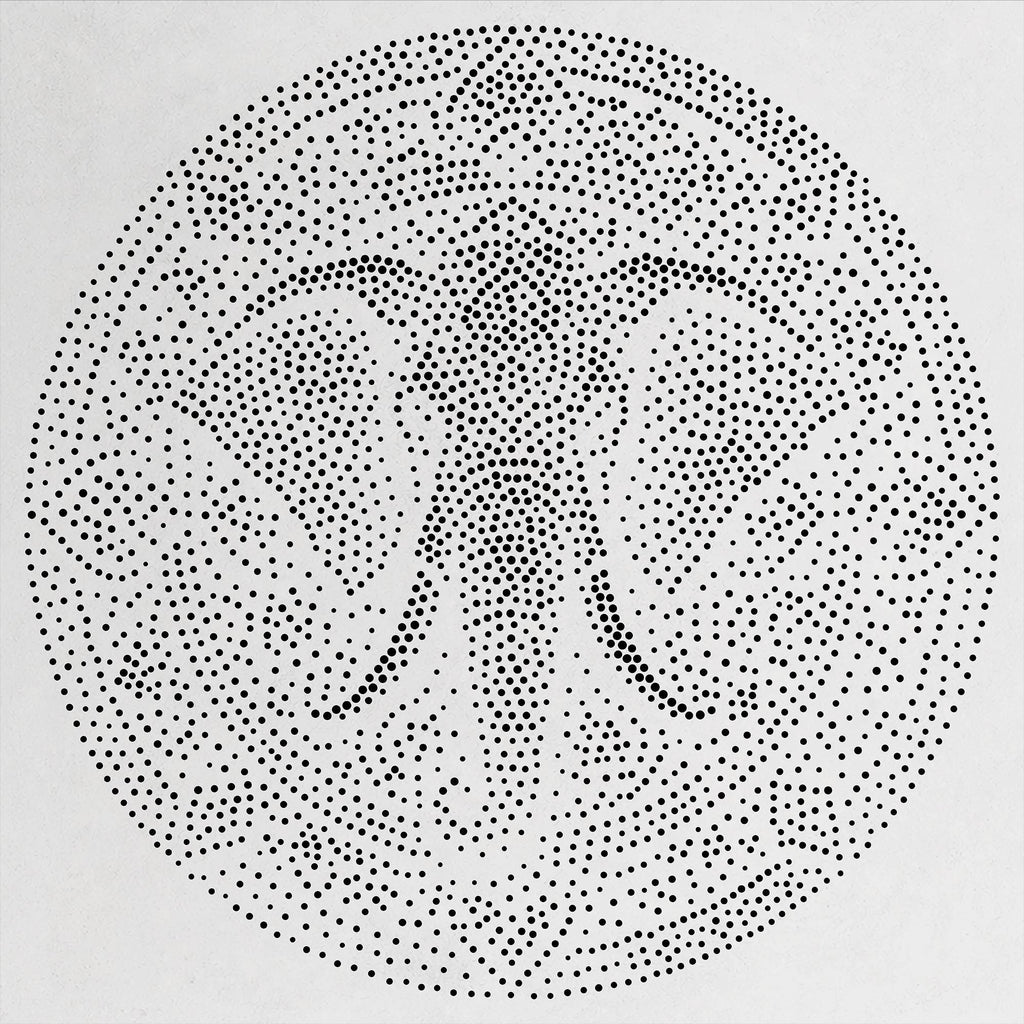 Elephant Mandala reusable Mylar stencil
