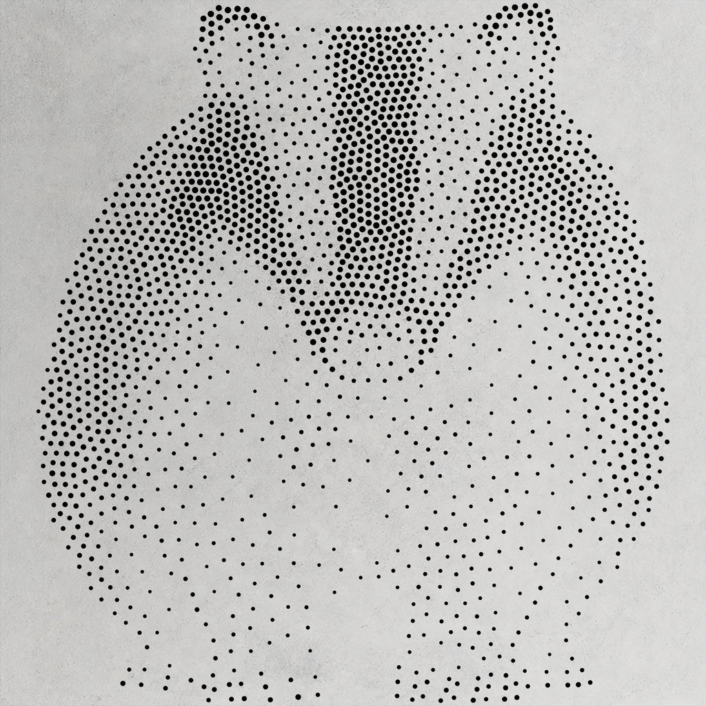 Realistic Badger reusable Mylar stencil
