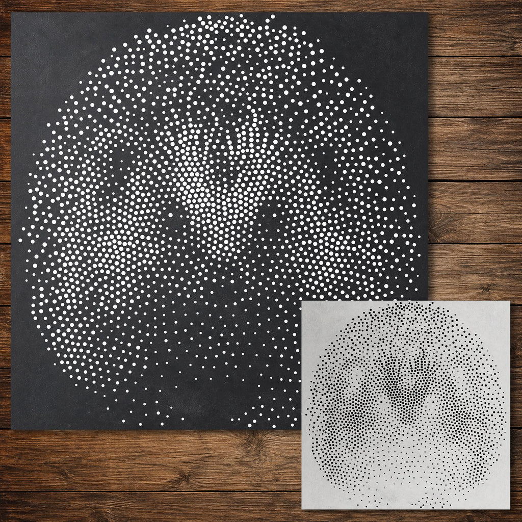Realistic Hedgehog reusable Mylar stencil