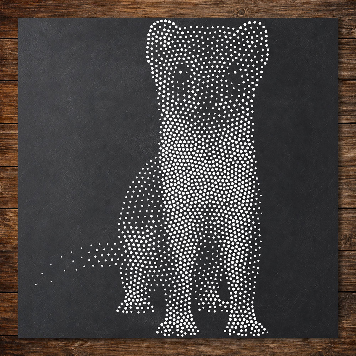 Realistic Stoat reusable Mylar stencil