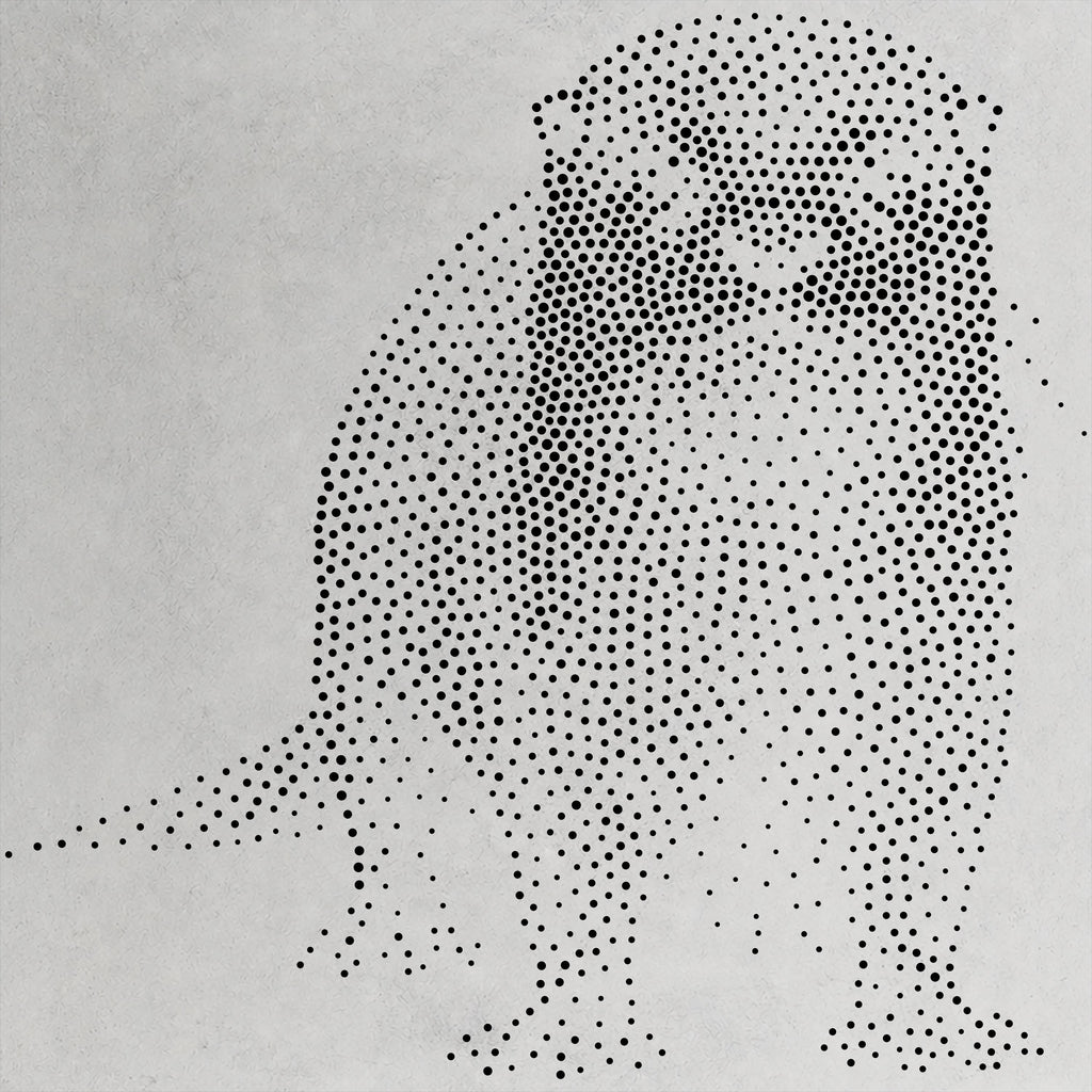 Realistic Otter reusable Mylar stencil