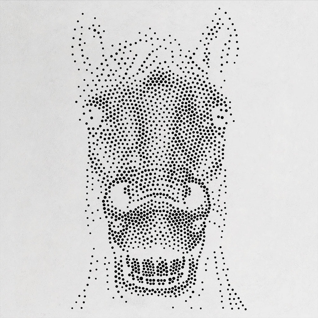 Funny Horse reusable Mylar stencil