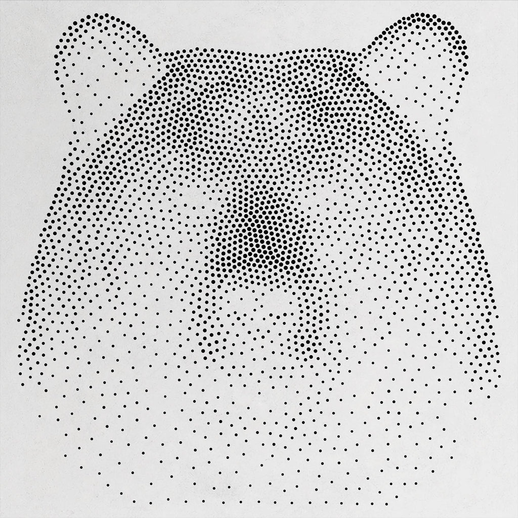 Bear reusable Mylar stencil