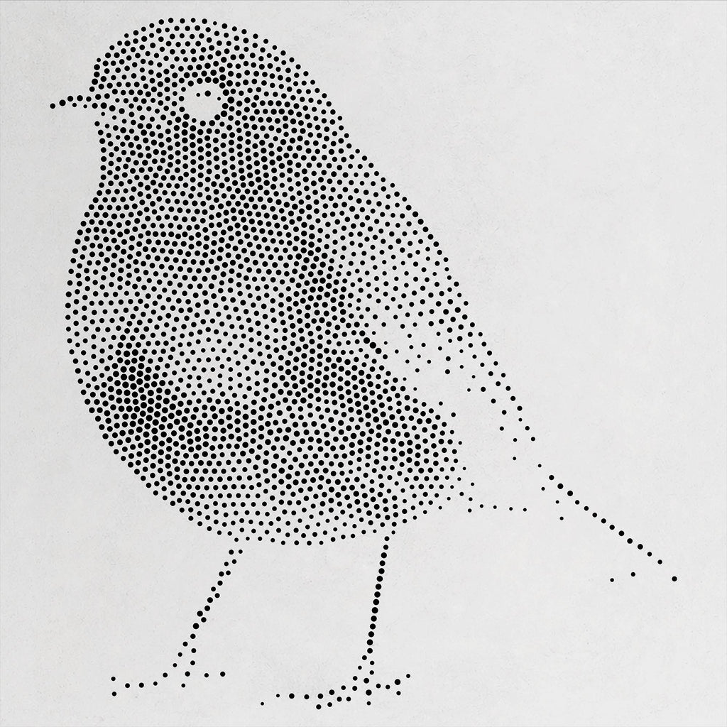 Robin Bird reusable Mylar stencil