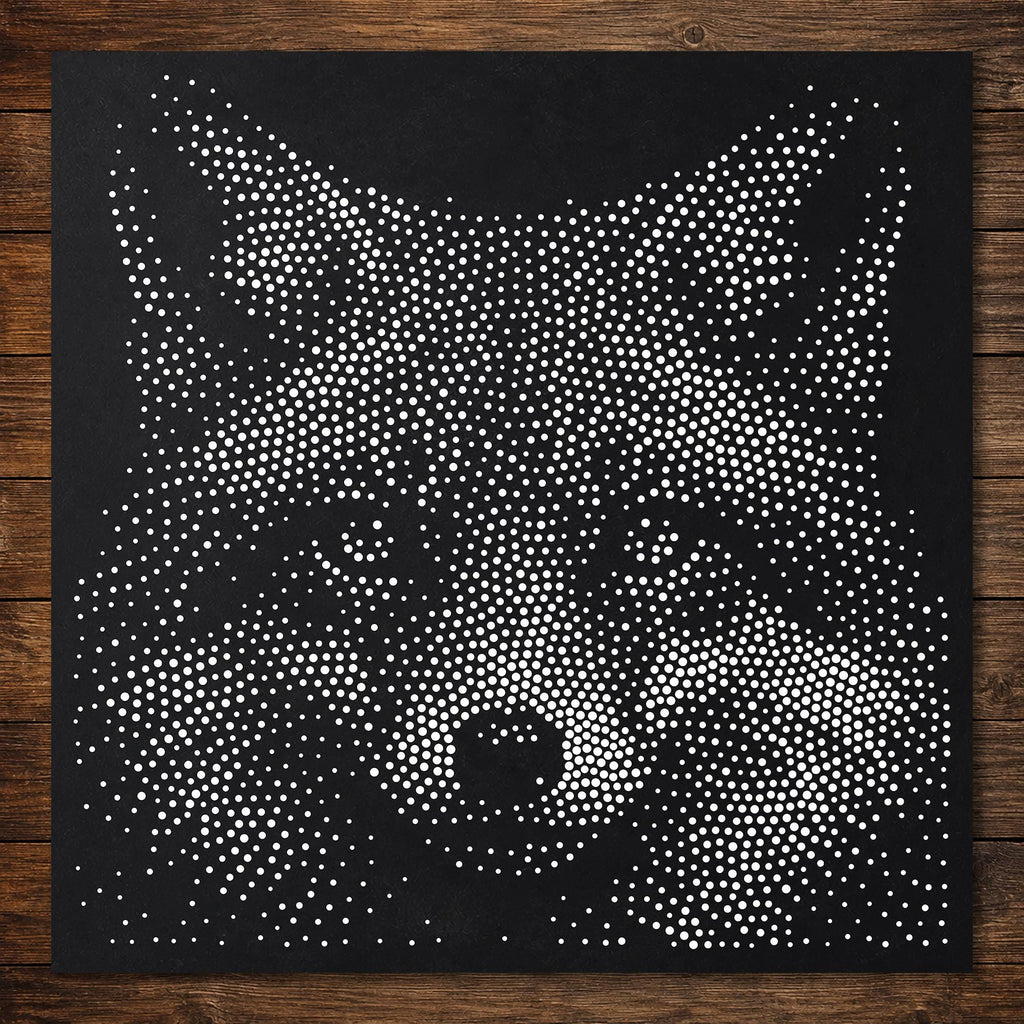 Fox reusable Mylar stencil