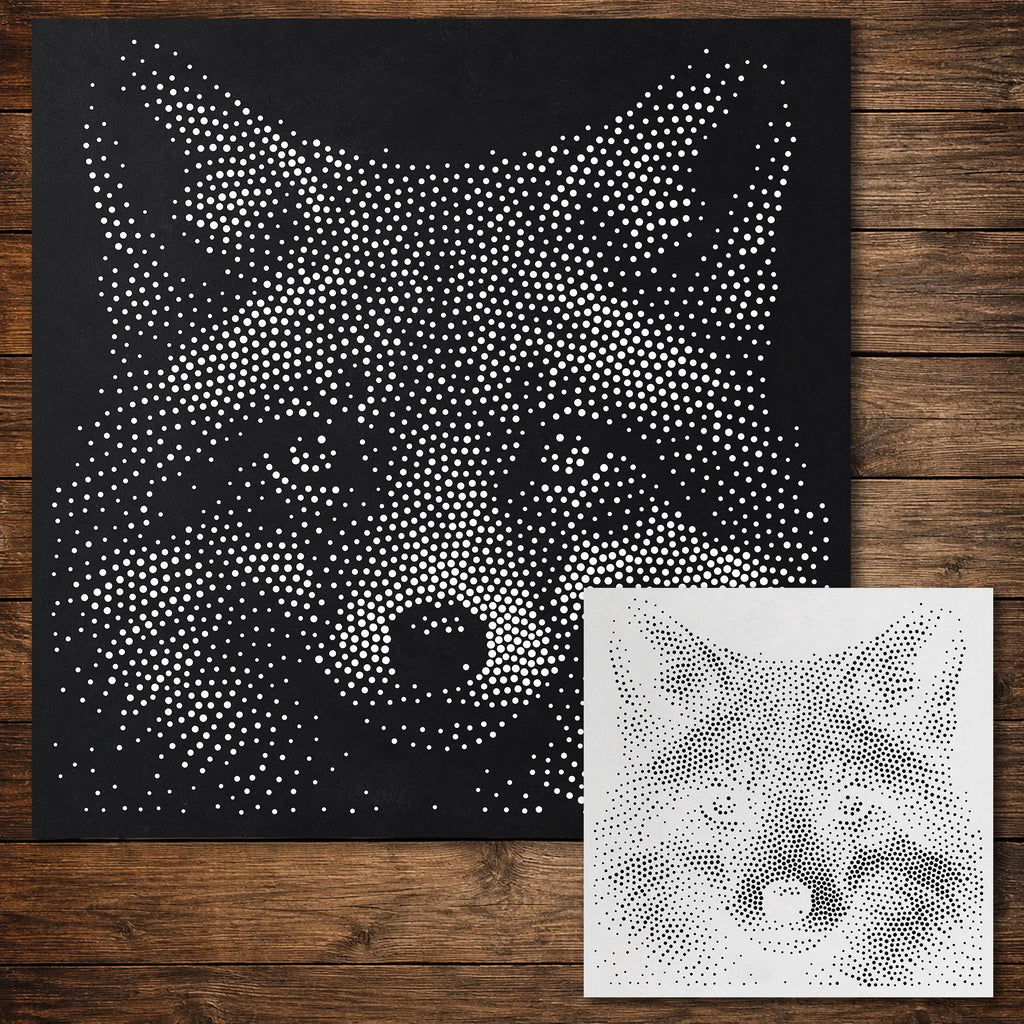 Fox reusable Mylar stencil