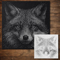 Fox reusable Mylar stencil