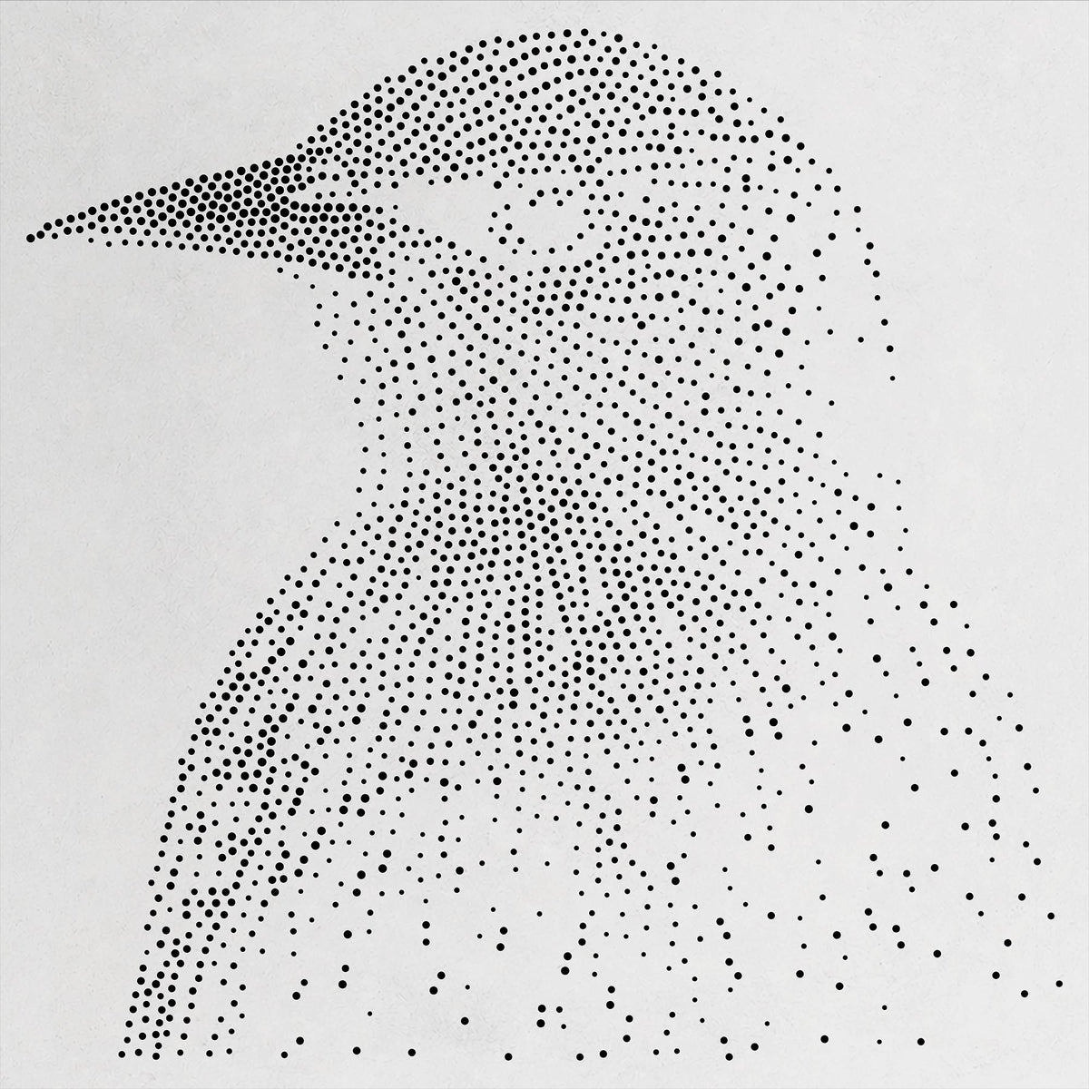 Starling Bird reusable Mylar stencil