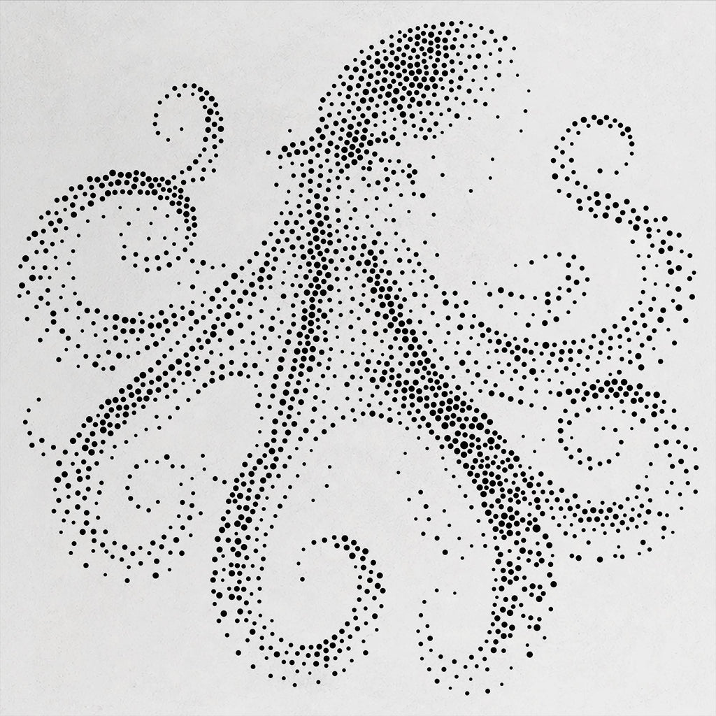 Octopus reusable Mylar stencil