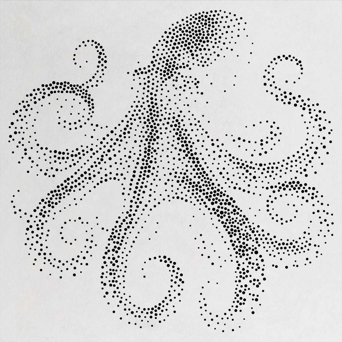 Octopus reusable Mylar stencil