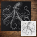 Octopus reusable Mylar stencil