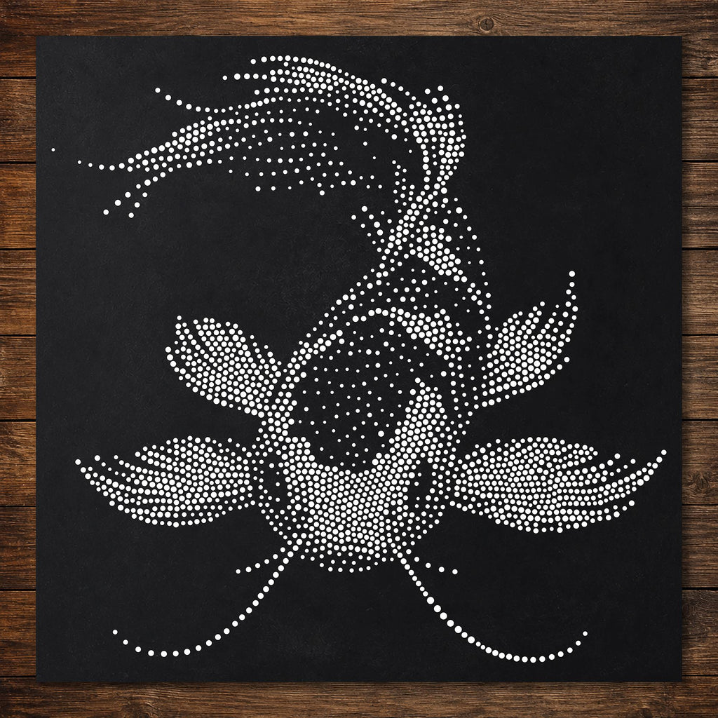 Realistic Koi Carp reusable Mylar stencil