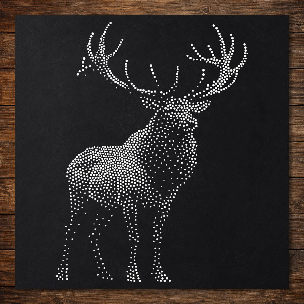 Bull Elk reusable Mylar stencil