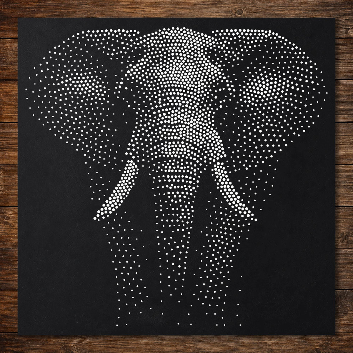 Realistic Elephant reusable Mylar stencil