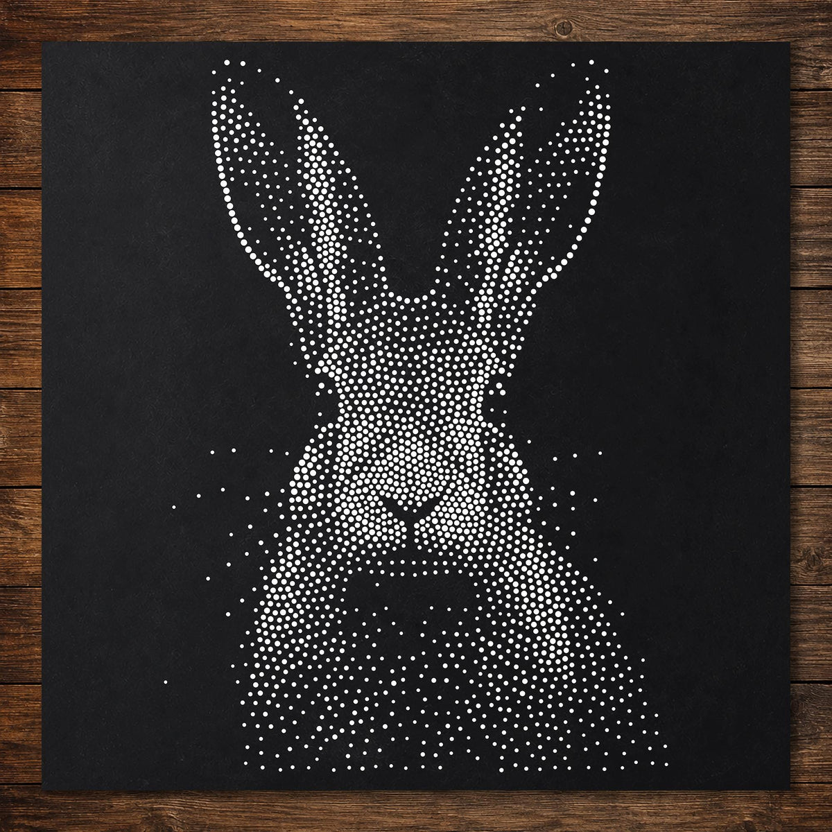 Realistic Hare reusable Mylar stencil