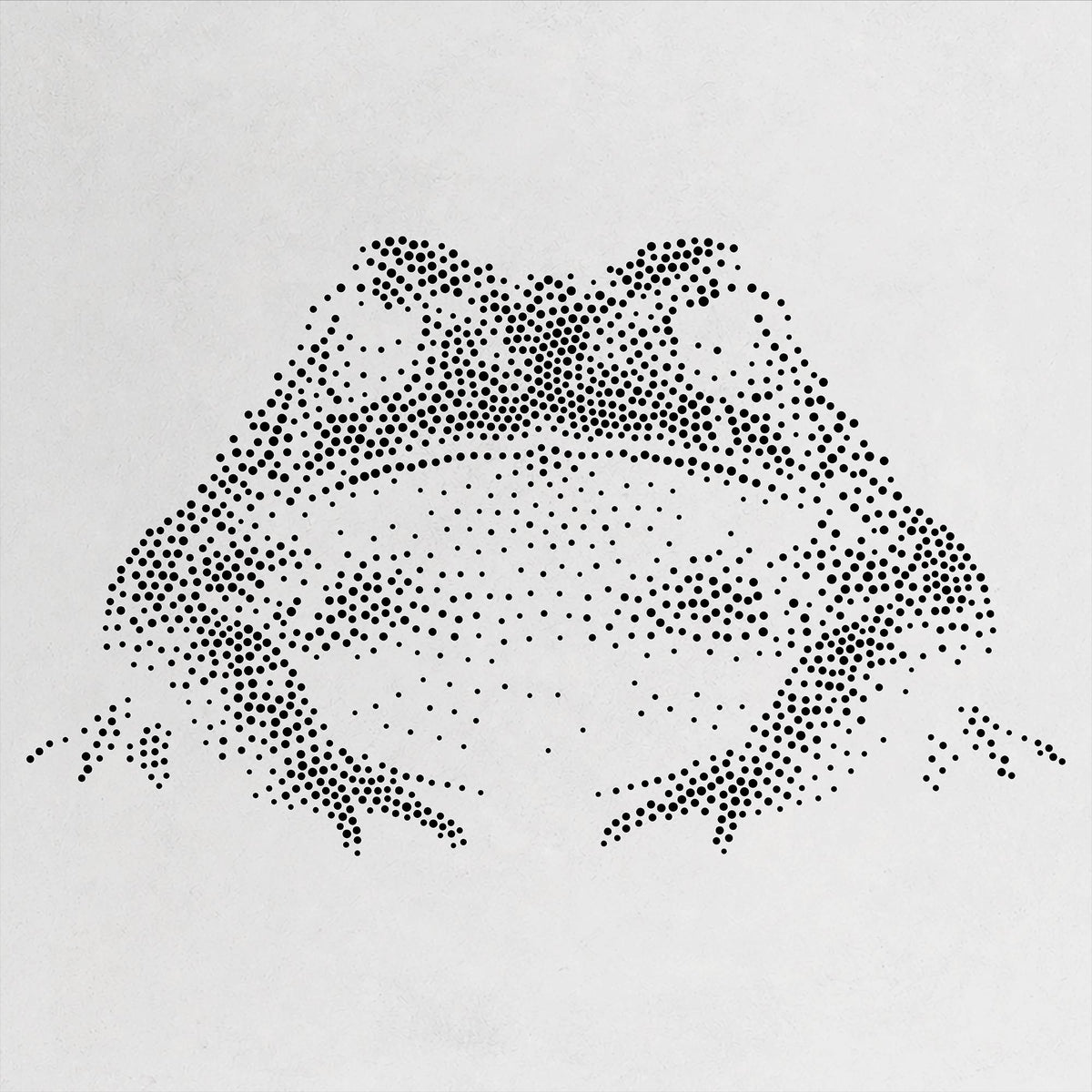 Realistic Toad reusable Mylar stencil
